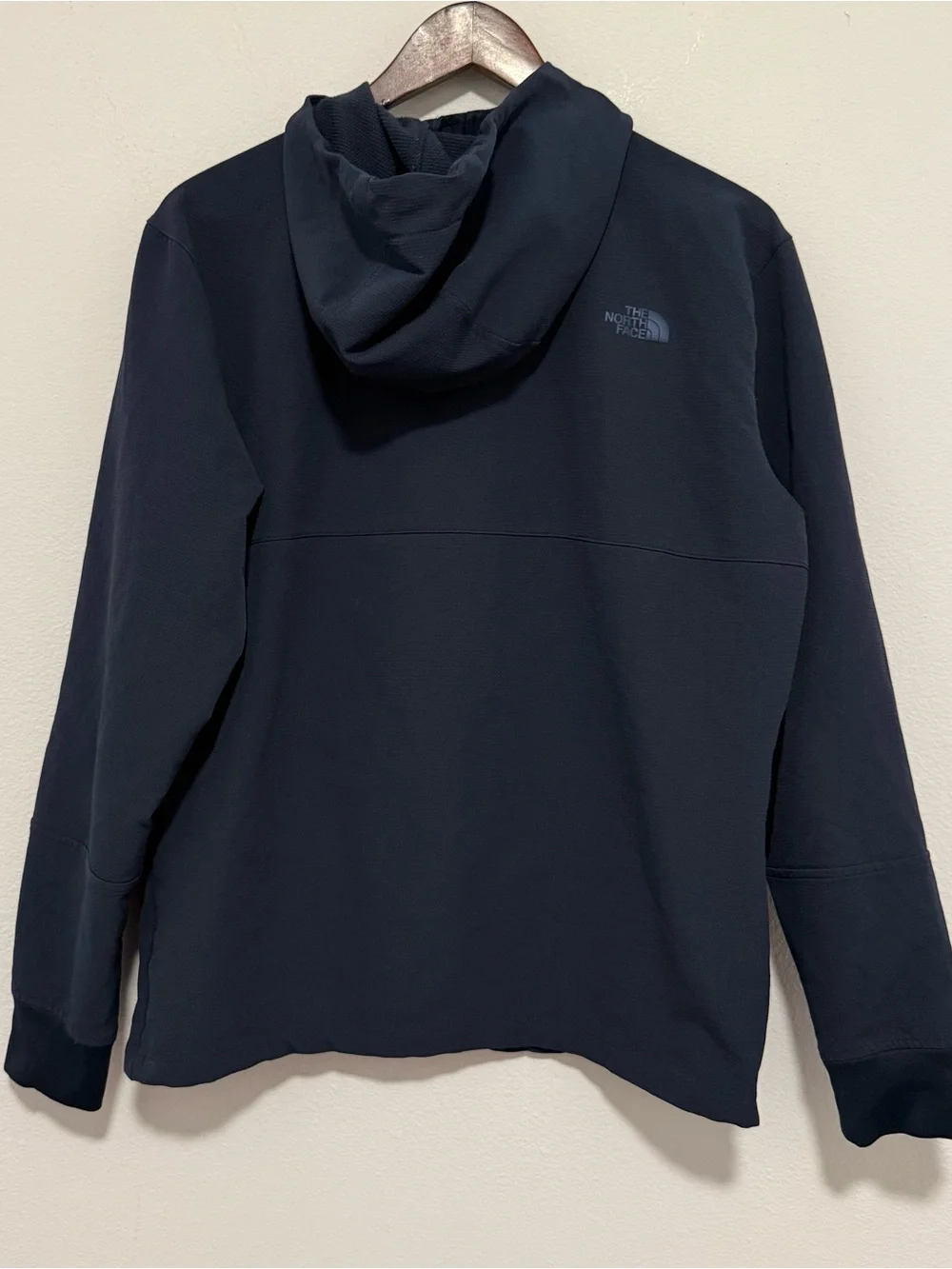 North Face Tekno Ridge Hoodie Pullover Water Resistant Wind Wall Navy Medium